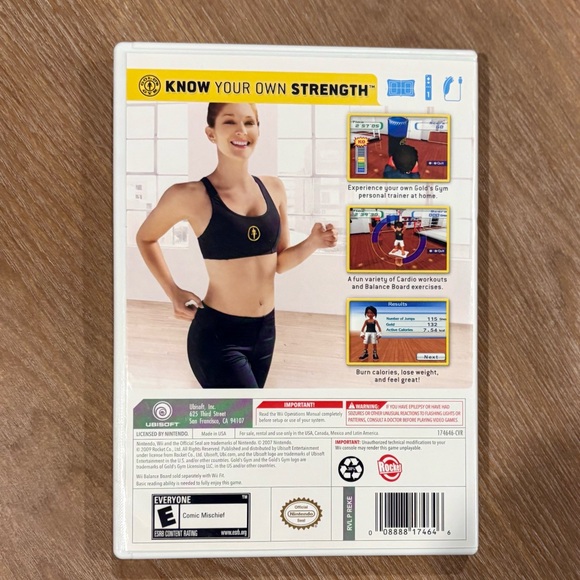 Wii Gold’s Gym Cardio Workout Game - Complete with Case & Manual - Picture 3 of 4